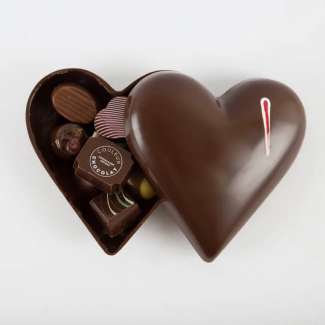 Écrin en coeur 10 morceaux